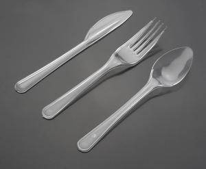 Disposable Plastic Cutlery, Kinfe, Fork and Spoon Flatware Sets Wholesale