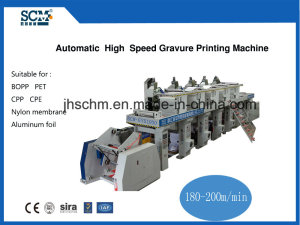 Rotogravure Printing Machine for BOPP Pet PVC Shrink Film