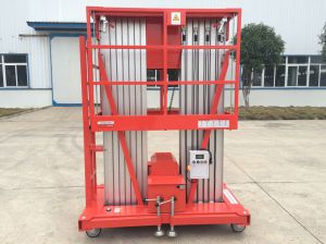 6-12m Double Masts Aluminum Lift with CE Certificate